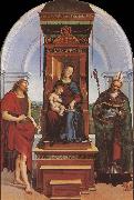 RAFFAELLO Sanzio Virgin Mary and her son oil painting